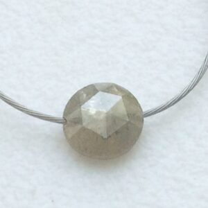Conflict Free Gray Rose Cut Diamond, Rare 4.5mm Loose Top Side Drilled Diamond, Natural Loose Rough Faceted Cabochon For Jewelry - Ds3554 Conflict Free Gray Rose Cut Diamond, Rare 4.5mm Loose Top Side Drilled Diamond, Natural Loose Rough Faceted Cabochon For Jewelry - Ds3554