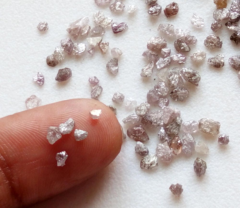 Pink Rough Diamond, Conflict Free 1.5-2mm Raw Uncut Diamond, Natural Rough Diamond, Loose Pink Diamonds For Jewelry (1ct To 2cts)-ddp139 Pink Rough Diamond, Conflict Free 1.5-2mm Raw Uncut Diamond, Natural Rough Diamond, Loose Pink Diamonds For Jewelry (1ct To 2cts)-ddp139