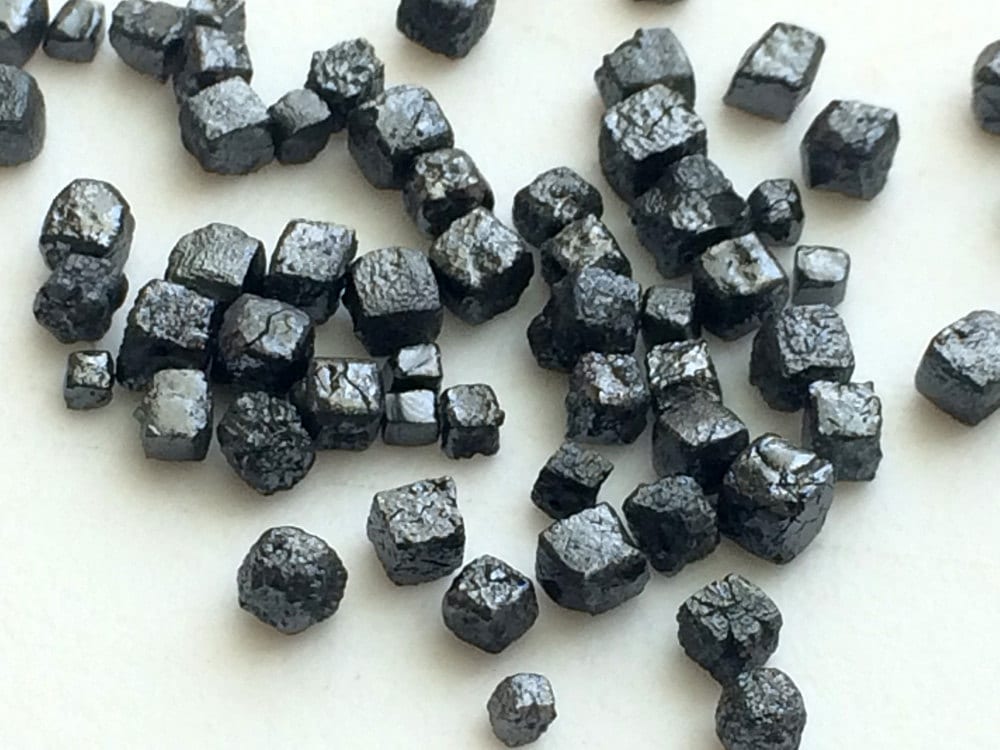 3.5-4mm Black Perfect Cube Rough Diamonds, Undrilled Natural Black Raw Diamond Box Bead, Loose Raw Uncut Diamond Cubes (1pc To 5pcs) 3.5-4mm Black Perfect Cube Rough Diamonds, Undrilled Natural Black Raw Diamond Box Bead, Loose Raw Uncut Diamond Cubes (1pc To 5pcs)