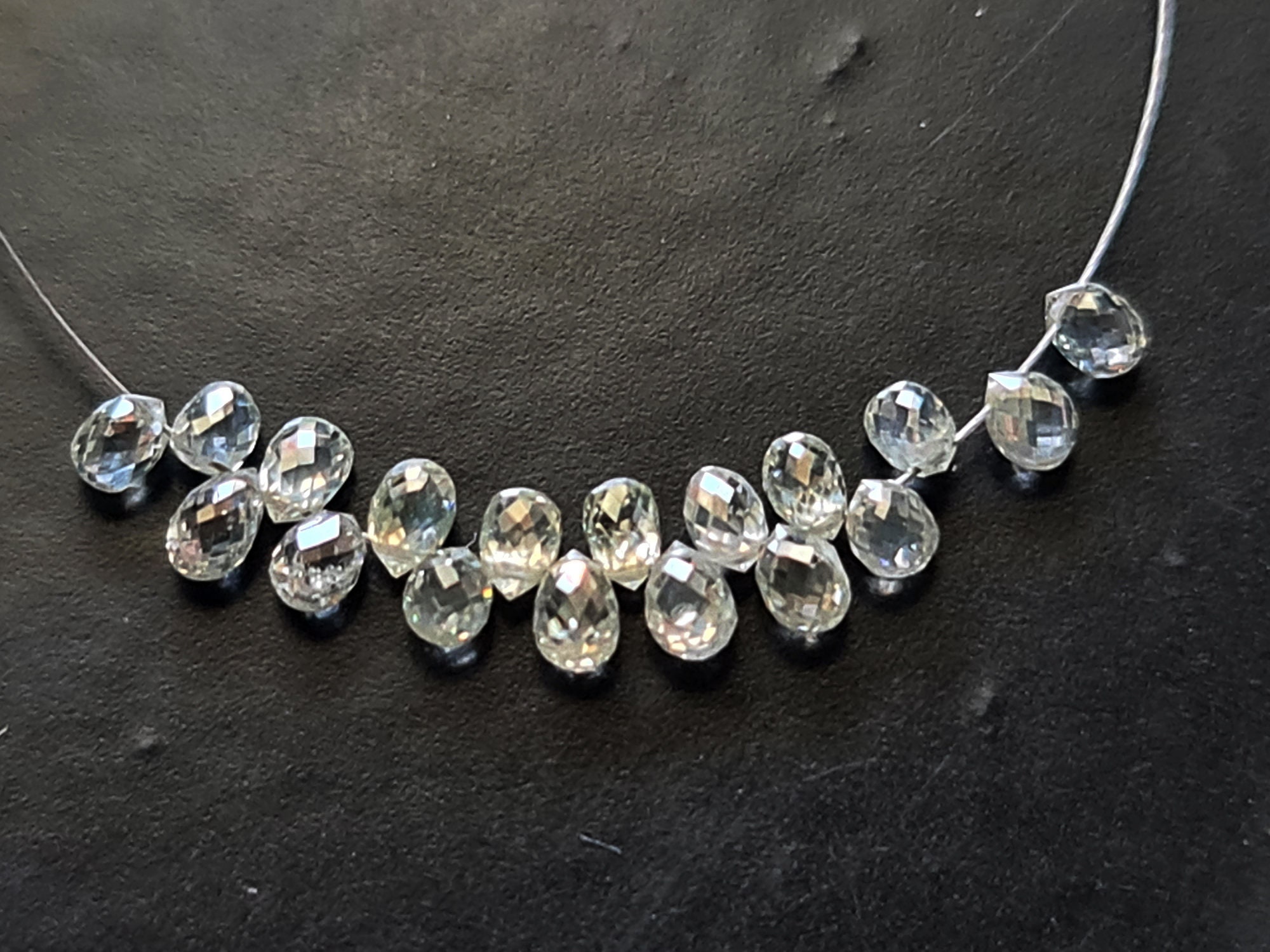 3.5x2.5mm-3.2x2mm Clear White Diamond Drop, Sparkling Clear White Faceted Diamond Tear Drops, Diamond Drops (1pc To 2pcs Option)-ppsk12a 3.5x2.5mm-3.2x2mm Clear White Diamond Drop, Sparkling Clear White Faceted Diamond Tear Drops, Diamond Drops (1pc To 2pcs Option)-ppsk12a