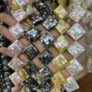 30×30mm Natural Diamond Abalone Mosaic Shell Beads,abalone Square Shells Diy Loose Beads,square Shells Beads,2 Beads 30×30mm Natural Diamond Abalone Mosaic Shell Beads,abalone Square Shells Diy Loose Beads,square Shells Beads,2 Beads