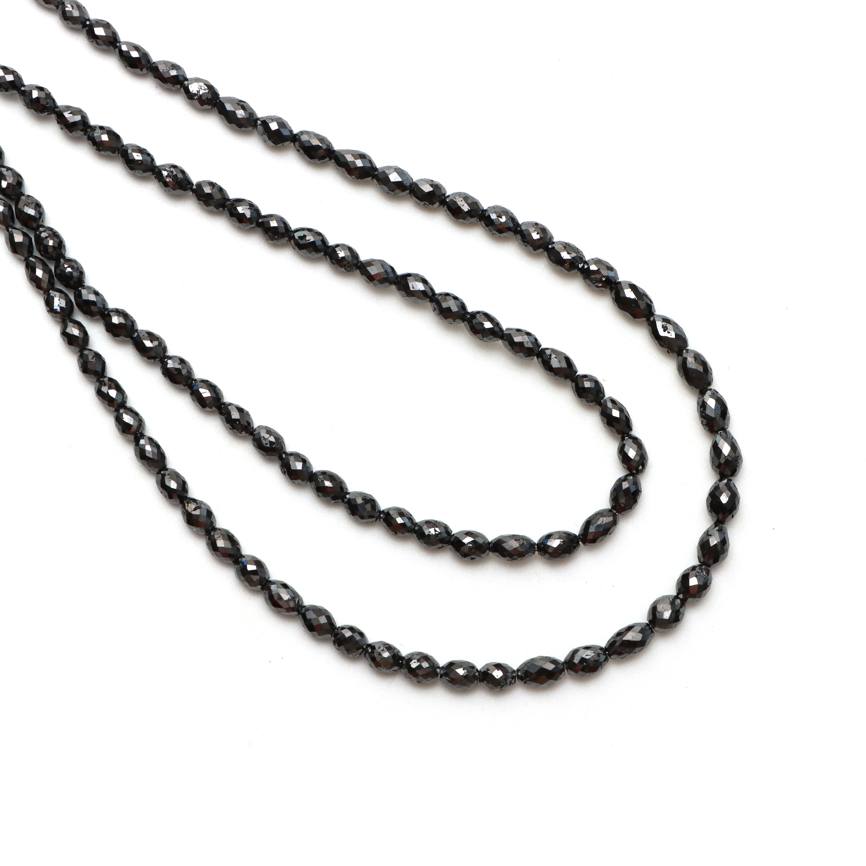 Diamond Faceted Barrel Beads, 2x3 Mm To 3x4 Mm, Diamond Jewelry Making Beads, 15 Inches Full Strand, Price Per Strand Diamond Faceted Barrel Beads, 2x3 Mm To 3x4 Mm, Diamond Jewelry Making Beads, 15 Inches Full Strand, Price Per Strand