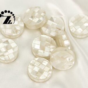 White Shell,Flat Smooth Coin Mosaic Beads,Grade AA,Natural White shell diamond bead,mosaic beads,white MOP, 6x20mm, 5pcs