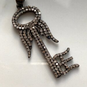 Diamond Key Pendant