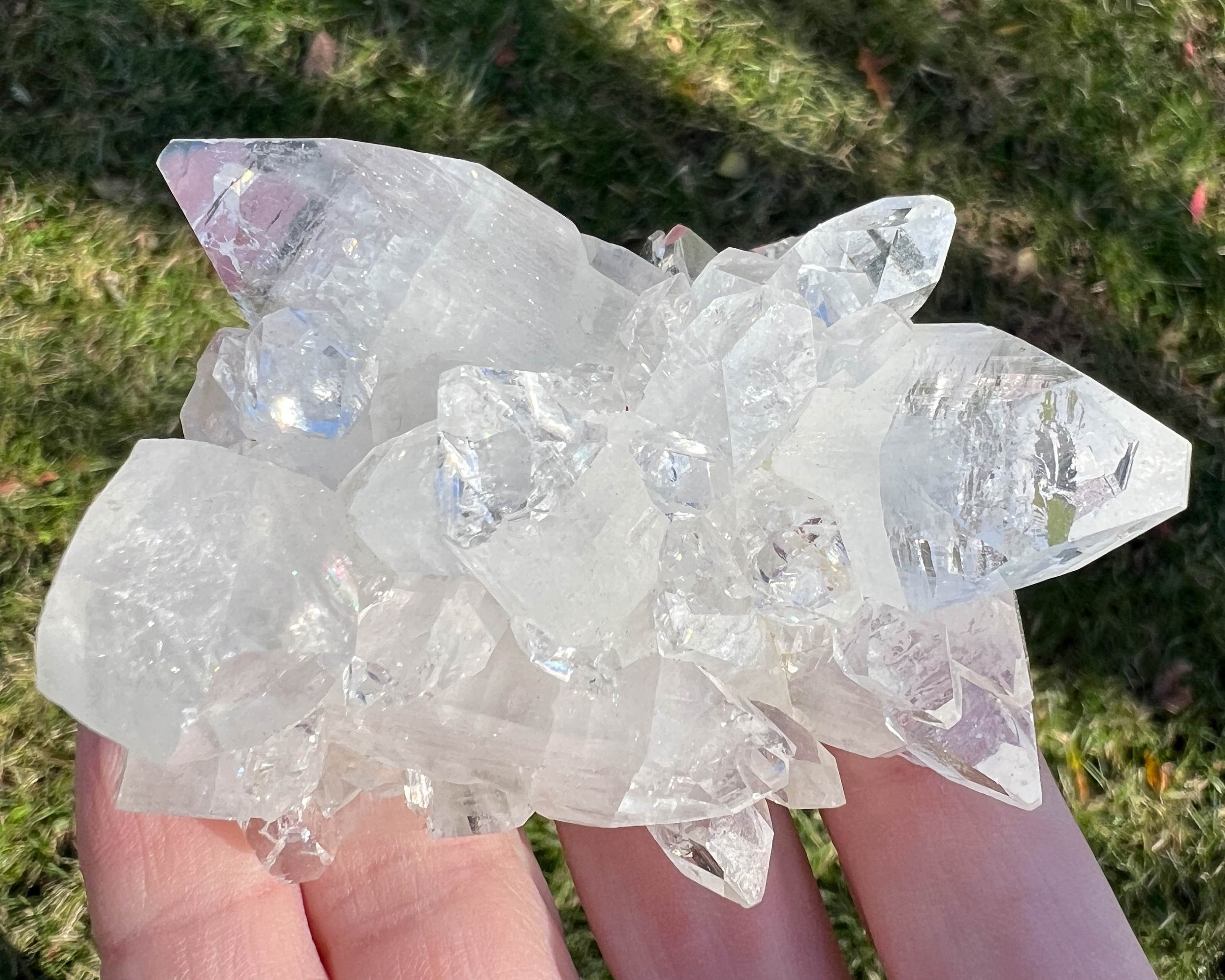 Diamond Apophyllite Cluster W Druzy Chalcedony, Apophyllite Stalactite Mineral Specimen, Home Decor, Crown Chakra Third Eye, Intuition 12