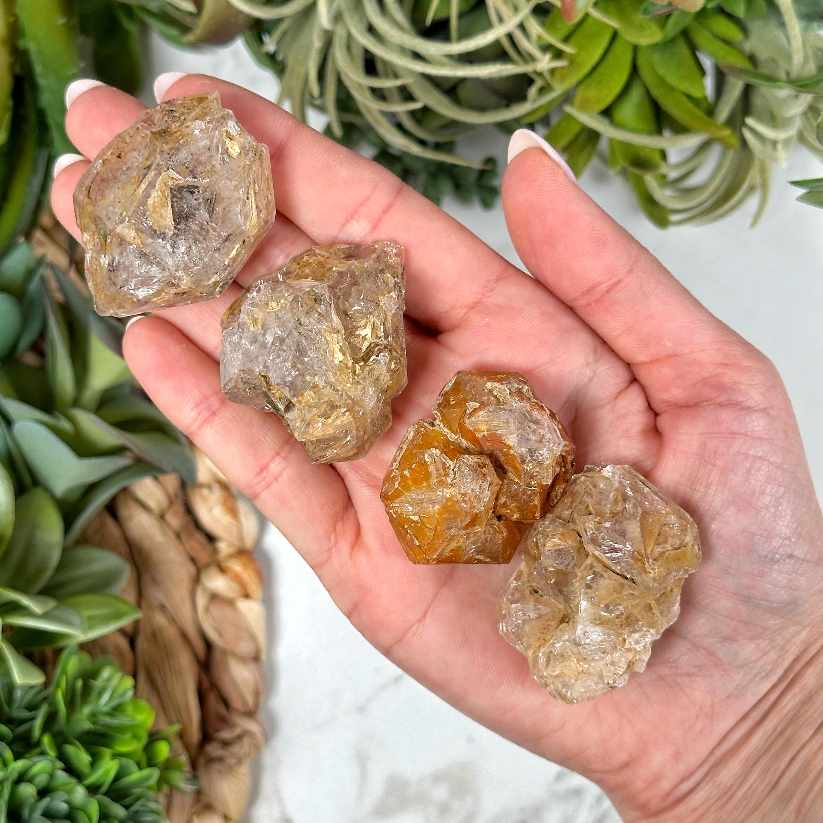 Skeletal Pakimer Diamond , S, M, L , - No. 267 (raw Clear Crystal Specimen, Crown Chakra, Healing Stone, Clarity)