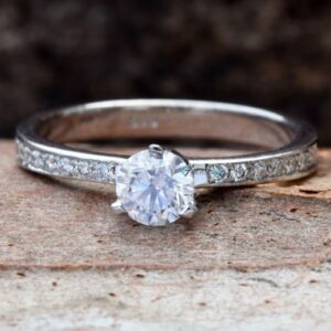 Engagement Ring 1/2 Ct-gold Diamond Ring-gold Solitaire Ring-solitaire Diamond Engagement Ring-promise Ring-anniversary Ring-art Deco Ring Engagement Ring 1/2 Ct-gold Diamond Ring-gold Solitaire Ring-solitaire Diamond Engagement Ring-promise Ring-anniversary Ring-art Deco Ring