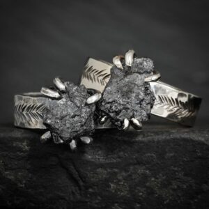 Wide Raw Black Diamond Ring. Rough Rustic Organic Black Diamond Engagement Ring. Black Diamond Mens Engagement Ring. Diamond Mens Ring Wide Raw Black Diamond Ring. Rough Rustic Organic Black Diamond Engagement Ring. Black Diamond Mens Engagement Ring. Diamond Mens Ring