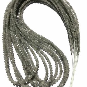 Certified~white Diamond~aaa++ White Diamond Beads 100% Natural White Diamond Rondelles Sparkling Diamond 16” Strand Wholesale Diamond Beads Certified~white Diamond~aaa++ White Diamond Beads 100% Natural White Diamond Rondelles Sparkling Diamond 16” Strand Wholesale Diamond Beads