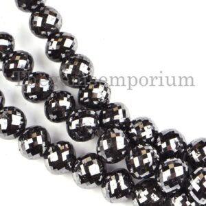 Super Top Quality Black Diamond 6.5-8.5mm Rondelle Beads, Black Diamond Beads, Diamond Beads, Natural Diamond Beads, Precious Black Diamond Super Top Quality Black Diamond 6.5-8.5mm Rondelle Beads, Black Diamond Beads, Diamond Beads, Natural Diamond Beads, Precious Black Diamond