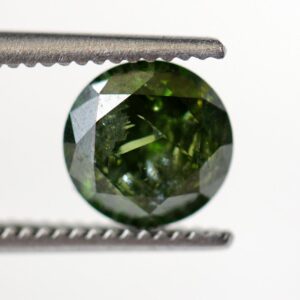 0.85 Ct Green Round Brilliant Cut Diamond, 6mm Round Shape Solitaire Diamond Loose Diamond For Engagement Diamond Ring - Pdd348 0.85 Ct Green Round Brilliant Cut Diamond, 6mm Round Shape Solitaire Diamond Loose Diamond For Engagement Diamond Ring - Pdd348