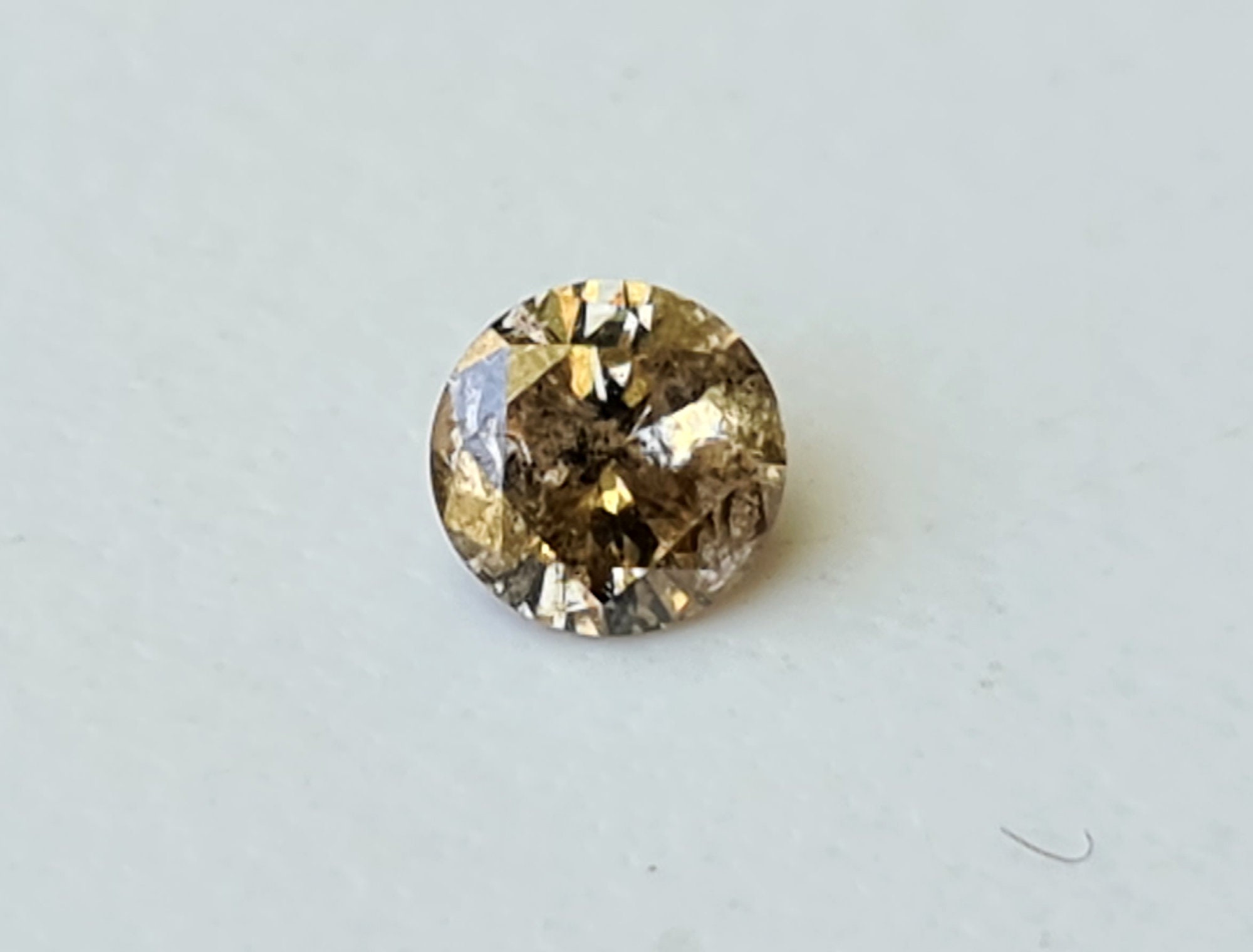 3mm Champagne Brown Diamond – Round Brilliant Cut, Loose Solitaire
