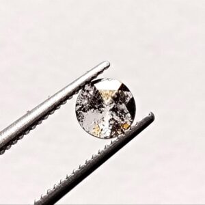 4.5mm Salt And Pepper Round Rose Cut Loose Diamond 4.5mm Salt And Pepper Round Rose Cut Loose Diamond