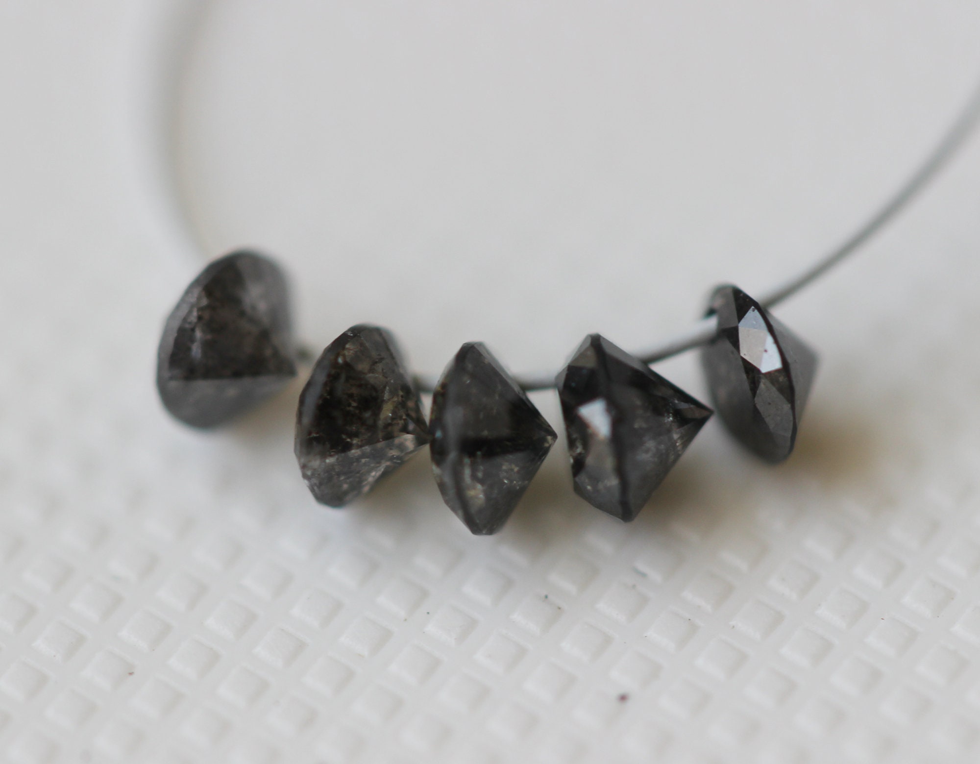 Salt And Pepper Diamond 3mm Lot 5pcs Black Brilliant Cut Loose Diamond Jewelry Supply Salt And Pepper Diamond 3mm Lot 5pcs Black Brilliant Cut Loose Diamond Jewelry Supply