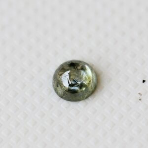 Green Round Polished Diamond Cabochon, Natural Green Plain Flat Back Diamond For Ring / Earrings / Jewelry 1 Pc 3.6mm - Pdd591 Green Round Polished Diamond Cabochon, Natural Green Plain Flat Back Diamond For Ring / Earrings / Jewelry 1 Pc 3.6mm - Pdd591