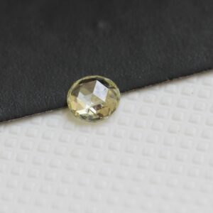 Rose Cut Diamond, Natural Light Yellow Round Rose Cut Diamond For Ring, Single Diamond Loose 3.4mm, Rose Cut Diamond Cabochon - Pdd855 Rose Cut Diamond, Natural Light Yellow Round Rose Cut Diamond For Ring, Single Diamond Loose 3.4mm, Rose Cut Diamond Cabochon - Pdd855