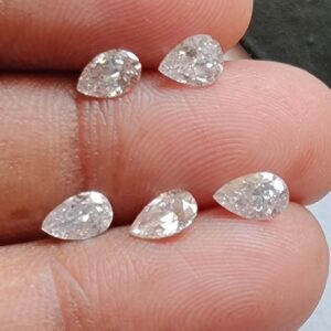 3x5mm Lab Grown Diamond Pear Cut Loose Stone Eye Clean Gem for Jewelry 3x5mm Lab Grown Diamond Pear Cut Loose Stone Eye Clean Gem for Jewelry
