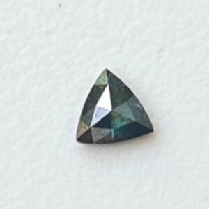 Blue Triangle Diamond, 0.7 Ct, 5.4mm, Salt and Pepper Loose Gemstone Blue Triangle Diamond, 0.7 Ct, 5.4mm, Salt and Pepper Loose Gemstone