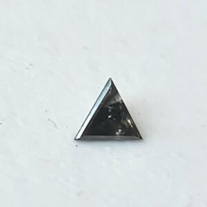 Salt and Pepper Triangle Diamond, 0.17 Ct, 3.9mm, Loose Gemstone Salt and Pepper Triangle Diamond, 0.17 Ct, 3.9mm, Loose Gemstone