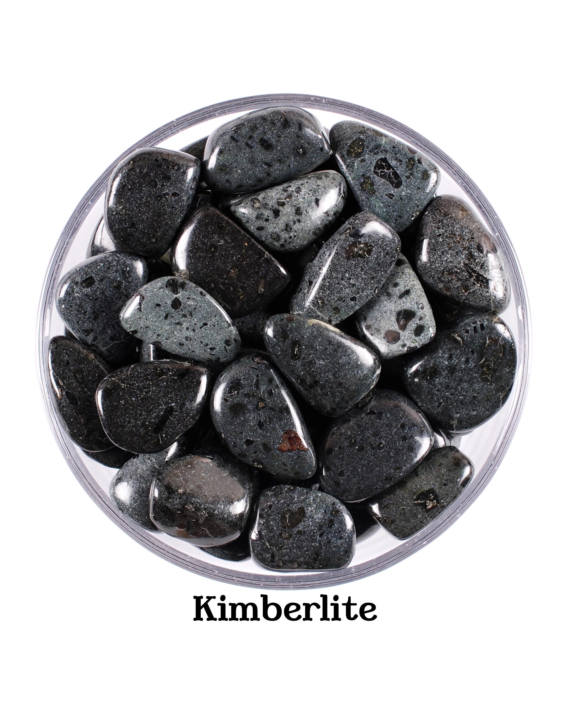 Rare! Kimberlite Tumbled Stone, Natural Diamond Source Rock, Manifestation Stone