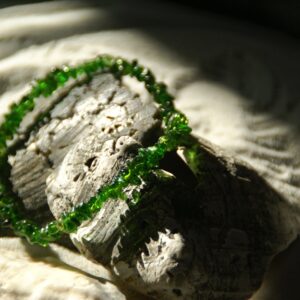 Triple 'v": Vibrant, Vivacious, Verdurous - Chrome Diopside Bracelet (1g)