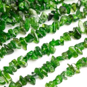 Genuine Natural Chrome Diopside Gemstone Beads 4-10MM Green Pebble Chips AAA Quality Loose Beads (108386) Genuine Natural Chrome Diopside Gemstone Beads 4-10MM Green Pebble Chips AAA Quality Loose Beads (108386)