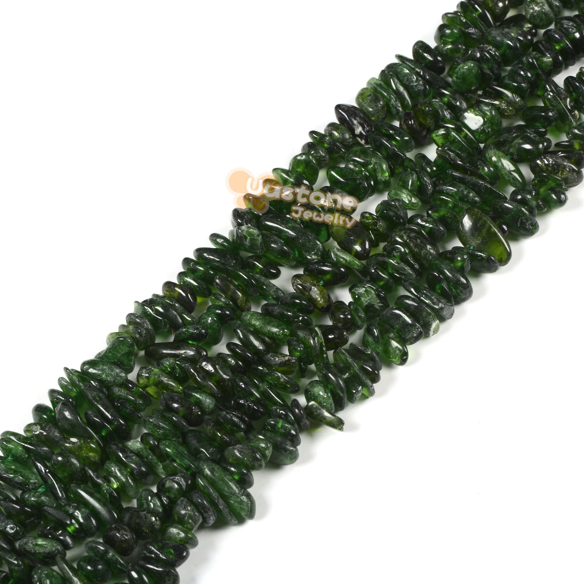 Green Diopside Freedom Chips Loose Beads 6-14mm For Jewelry Making Diy Handmade Craft 16 Inch