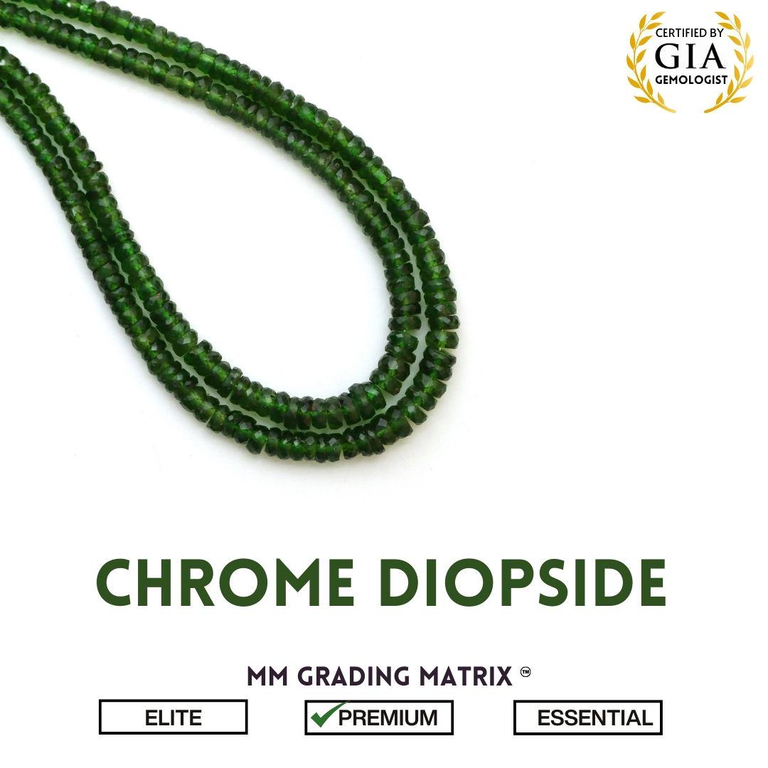 3mm-5mm Chrome Diopside Faceted Rondelle Shape Gemstone Beads, Jewelry Making Beads, Natural Chrome Diopside Faceted Beads Strand 18 Inches 3mm-5mm Chrome Diopside Faceted Rondelle Shape Gemstone Beads, Jewelry Making Beads, Natural Chrome Diopside Faceted Beads Strand 18 Inches