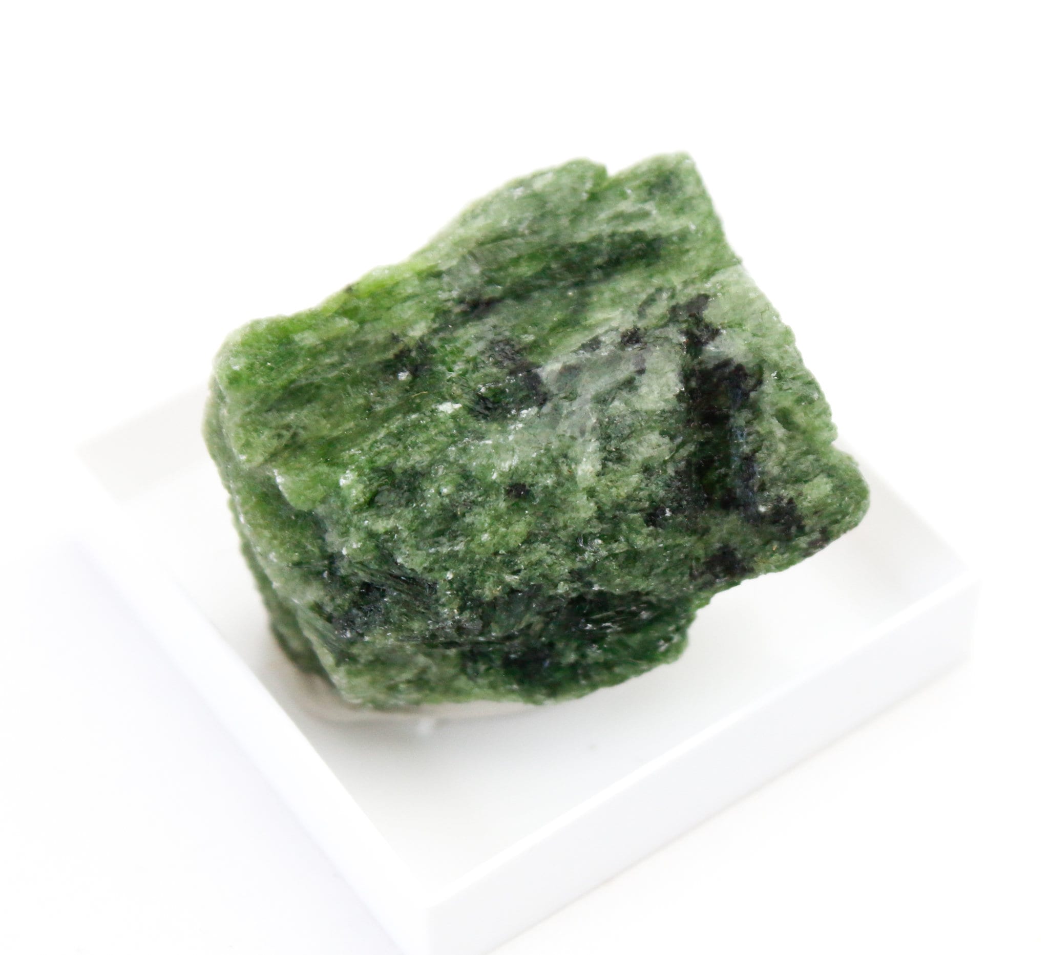 Chrome Diopside Raw Crystal Piece