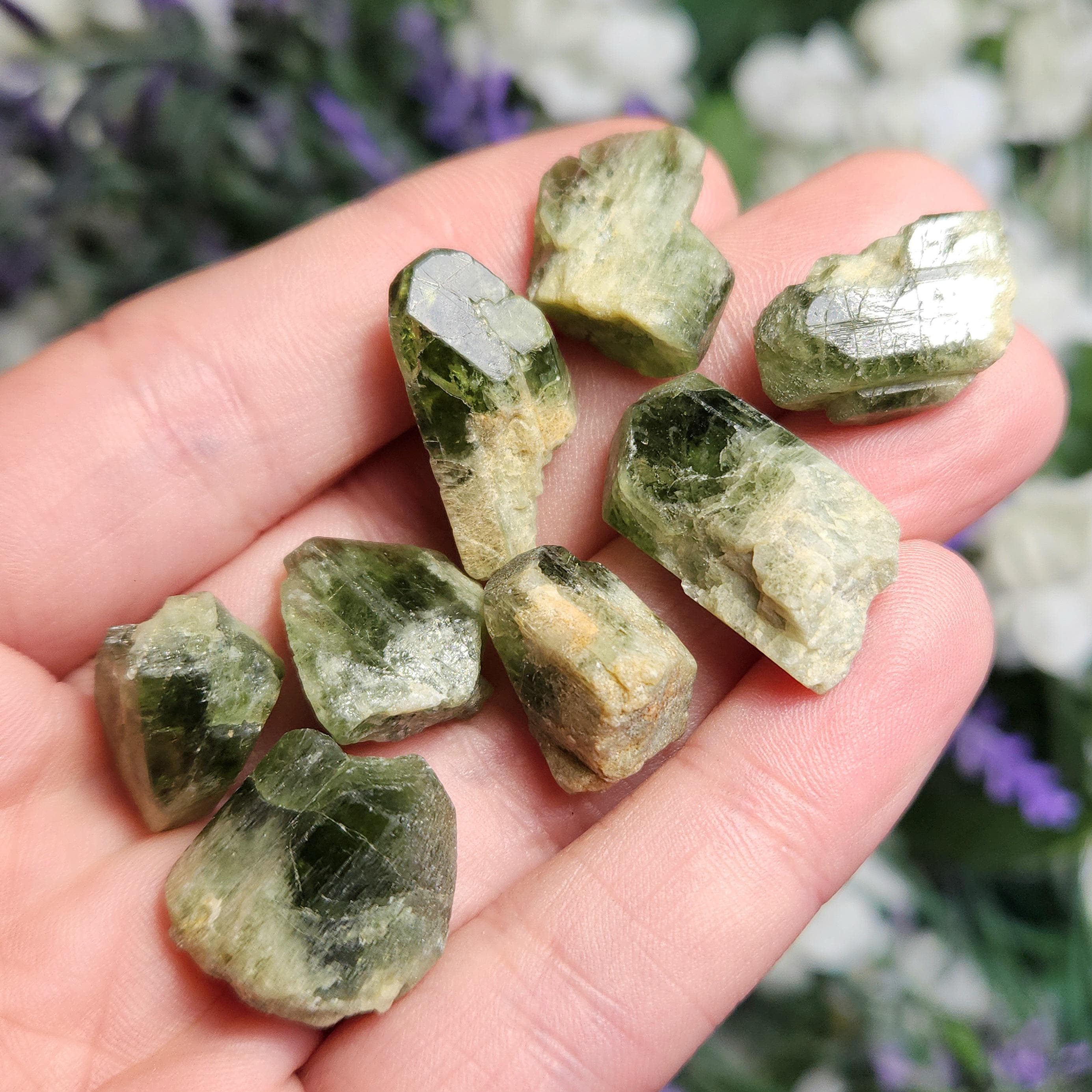 Chrome Diopside Crystal Specimen - Raw Gem Diopside - Green Diopside - Diopside Crystal - Diopside Stone - Raw Diopside Crystal