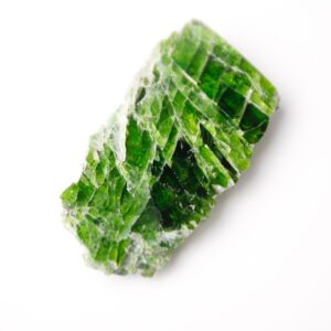 Chrome Diopside Polished and Raw Crystal Piece Chrome Diopside Polished and Raw Crystal Piece