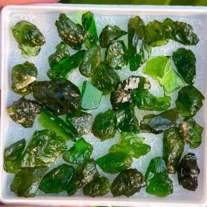 Chrome Diopside Rough Russian Chrome Diopside Raw Natural Chrome Diopside 40 Pieces Lot Healing Crystal Mineral Specimen Birthstone Gemstone Chrome Diopside Rough Russian Chrome Diopside Raw Natural Chrome Diopside 40 Pieces Lot Healing Crystal Mineral Specimen Birthstone Gemstone