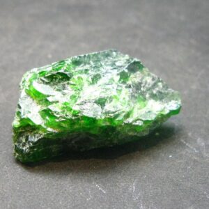 Gemmy Raw Natural Intense Forest Green Chrome Diopside Raw Piecet From Russia - 1.0" Gemmy Raw Natural Intense Forest Green Chrome Diopside Raw Piecet From Russia - 1.0"