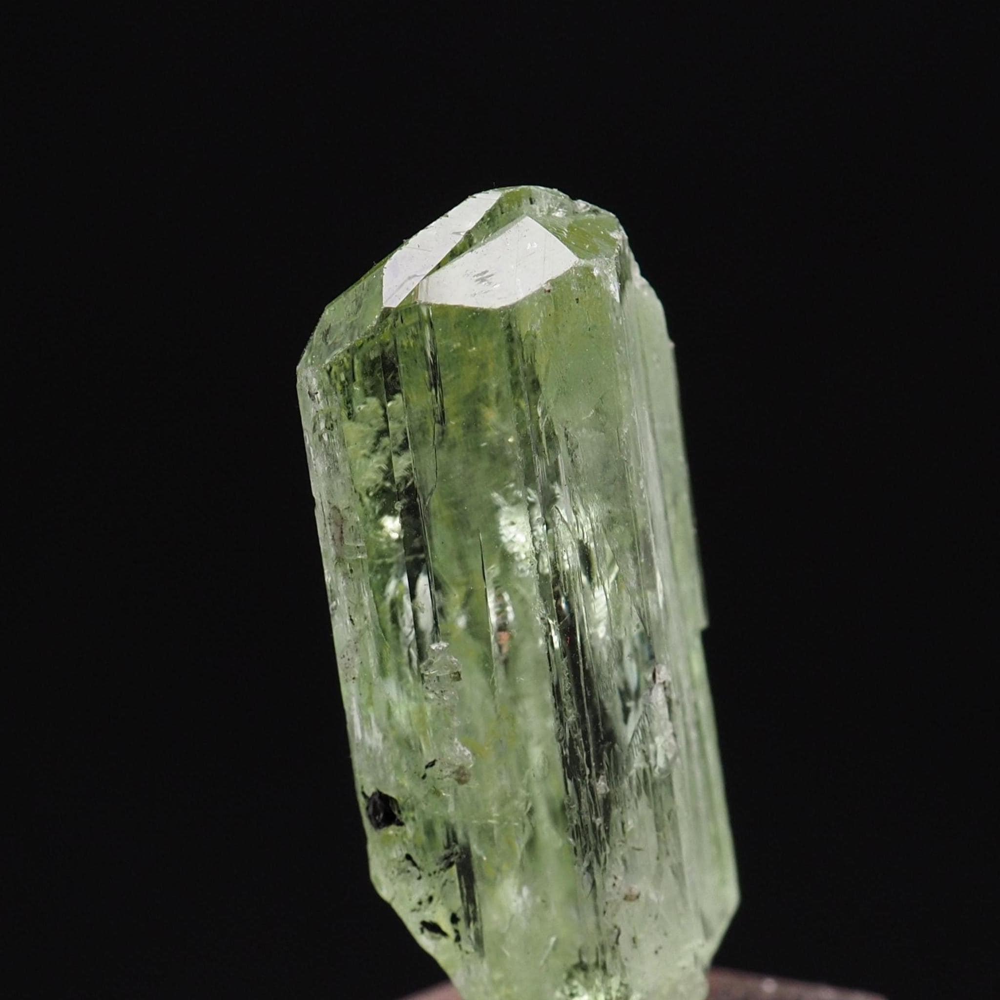 Raw Green Diopside Crystal Specimen: Tanzania Mineral Stone (5.8gm / 31mm X 13mm X 7mm)