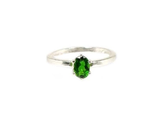 Chrome Diopside Ring Rare Gemstone Siberian Chrome Diopside Gemstone, Forest Green Gem Yakutsk Emerald Gem Mt Vesuvius Macedonian #57911