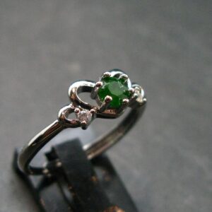 Forest Green Chrome Diopside Ring - 1.64 Grams - Size Adjustable