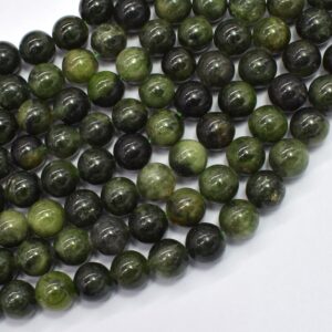 Diopside 8mm Round Beads, 15.5 Inch, Approx. 45 beads, Hole 1mm (210054002) Diopside 8mm Round Beads, 15.5 Inch, Approx. 45 beads, Hole 1mm (210054002)