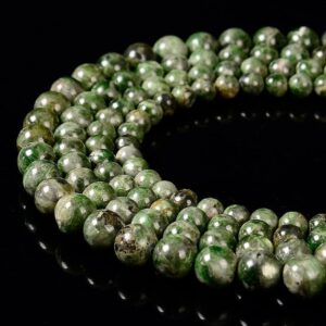 Natural Chrome Diopside Gemstone Round 9mm 10mm 11mm Loose Beads 7.5inch Half Strand Bulk Lot 1,2,6,12 And 50 (d593) Natural Chrome Diopside Gemstone Round 9mm 10mm 11mm Loose Beads 7.5inch Half Strand Bulk Lot 1,2,6,12 And 50 (d593)