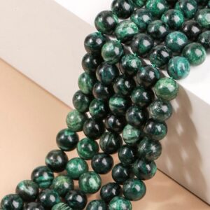Natural Genuine Diopside Round Beads,6mm 8mm 10mm 12mm Genuine Green Diopside Beads,one Strand 15" Natural Genuine Diopside Round Beads,6mm 8mm 10mm 12mm Genuine Green Diopside Beads,one Strand 15"