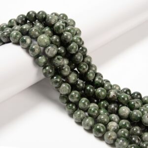 Natural Green Diopside Smooth Round Beads Size 8mm 10mm 15.5'' Strand Natural Green Diopside Smooth Round Beads Size 8mm 10mm 15.5'' Strand