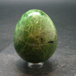 Chrome Diopside Egg From Russia - 163.09 Grams - 2.0" Chrome Diopside Egg From Russia - 163.09 Grams - 2.0"