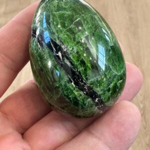 Russian Diopside Egg 168 Grams 844 Ctw