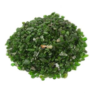 Natural Green Diopside Polished Chips Crushed Tumbled Stone Crystal Healing Embellishments 100 Grams Natural Green Diopside Polished Chips Crushed Tumbled Stone Crystal Healing Embellishments 100 Grams