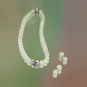 Dragon Fortune Spring Limited Edition Green Calcite Bead Necklace with New Chinese-style Mint Mambo Design Dragon Fortune Spring Limited Edition Green Calcite Bead Necklace with New Chinese-style Mint Mambo Design