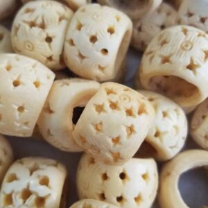Dread bead set, dreadlock beads, bone bead, hair beads, dreadlocks accessories Dread bead set, dreadlock beads, bone bead, hair beads, dreadlocks accessories