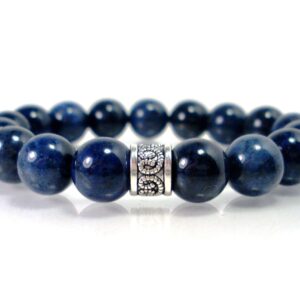 Genuine Dumortierite 10mm Bracelet, Natural Gemstone Beads Bracelet, Handmade Stretch Women Men Bracelet, Healing Crystal Bracelet +Gift Bag Genuine Dumortierite 10mm Bracelet, Natural Gemstone Beads Bracelet, Handmade Stretch Women Men Bracelet, Healing Crystal Bracelet +Gift Bag