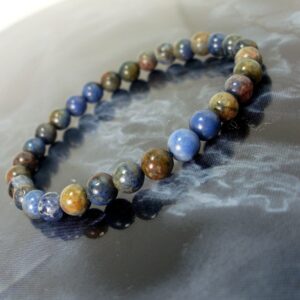 Sunset Dumortierite Bracelet 6 mm, Natural Gemstone Beads Bracelet, Handmade Stretch Women Men Bracelet, Healing Crystal Bracelet + Gift Bag Sunset Dumortierite Bracelet 6 mm, Natural Gemstone Beads Bracelet, Handmade Stretch Women Men Bracelet, Healing Crystal Bracelet + Gift Bag