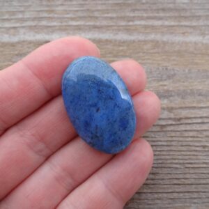 Blue Dumortierite Cabochon 34x22mm