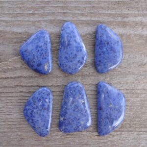 Blue Dumortierite Cabochon, Freeform Cabochon For Setting, Jewelry Making