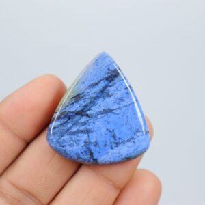 Blue Dumortierite Cabochon, Dumortierite Quartz Crystal, Crystal For Self-discipline, Dumortierite Quartz Loose Gemstone, Pocket Stone Blue Dumortierite Cabochon, Dumortierite Quartz Crystal, Crystal For Self-discipline, Dumortierite Quartz Loose Gemstone, Pocket Stone